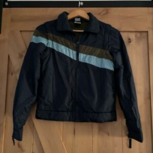 BILLABONG Convertible Jacket Vest Blue Green Size Small